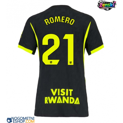 Ženski Nogometni dresi Atletico Madrid Cristian Romero #21 Gostujoči 2026-27 Kratek Rokav